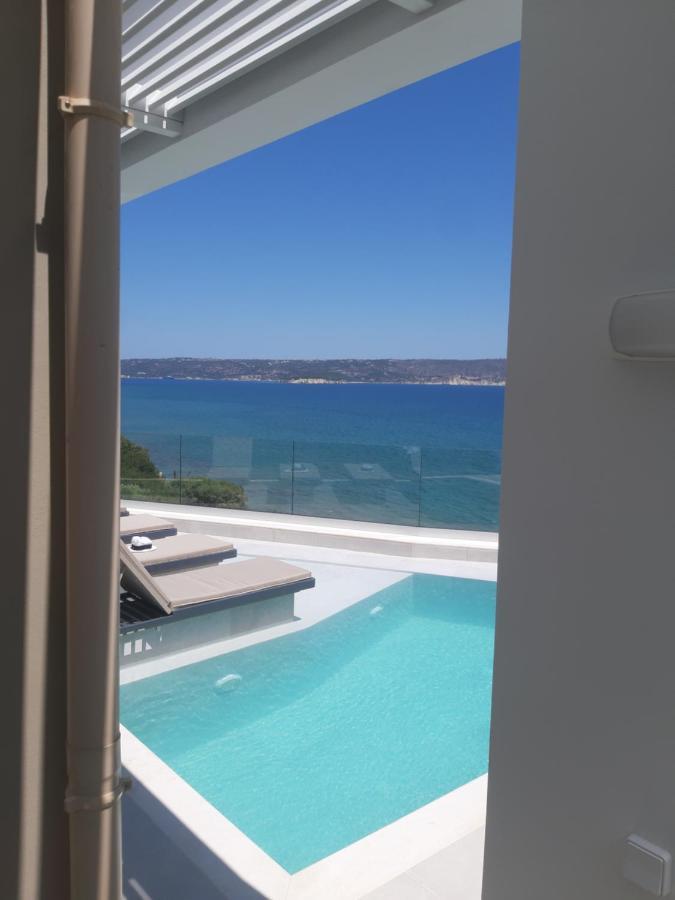 Luxury Villa Dioskouroi Eco Pool & Jacuzzi Kalyves Zewnętrze zdjęcie