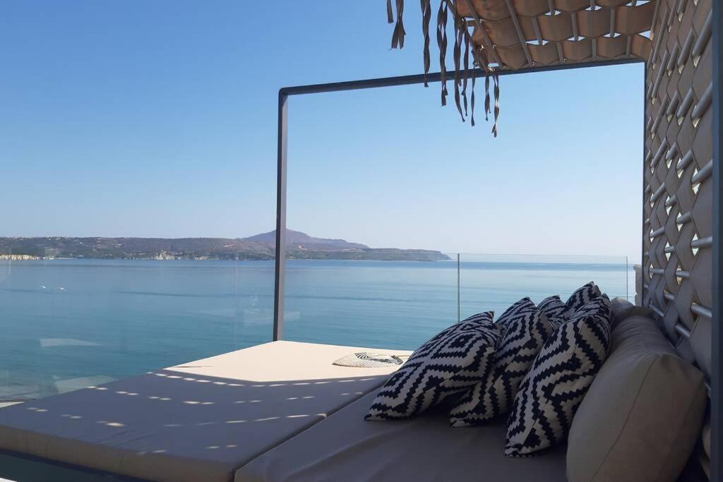 Luxury Villa Dioskouroi Eco Pool & Jacuzzi Kalyves Zewnętrze zdjęcie