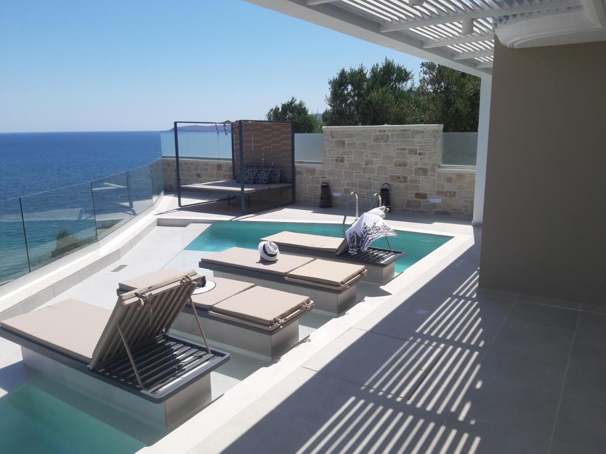 Luxury Villa Dioskouroi Eco Pool & Jacuzzi Kalyves Zewnętrze zdjęcie