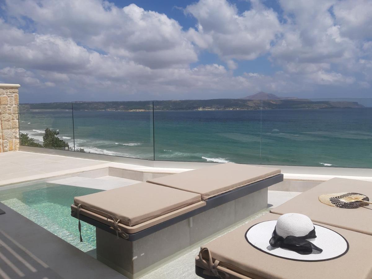 Luxury Villa Dioskouroi Eco Pool & Jacuzzi Kalyves Zewnętrze zdjęcie